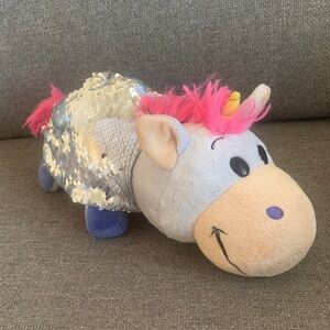 FlipaZoo Unicorn and Tiger Plush 12” Stuffed Plush Toy